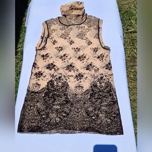 Jean Paul Gaultier 90"s Vintage Mock Turtle Neck Sz Med